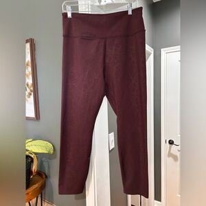 Spyder Women's Burgundy Leggings